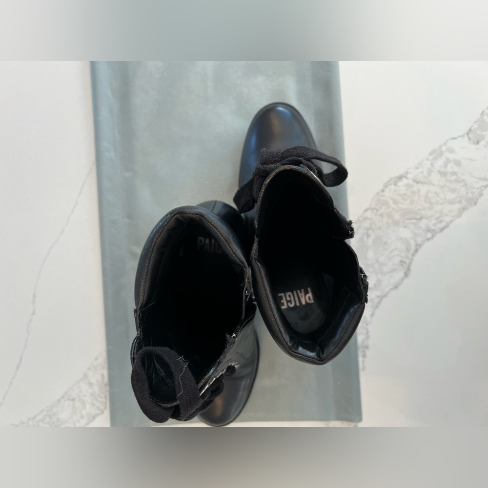 Paige Combat Boots Black - image 5